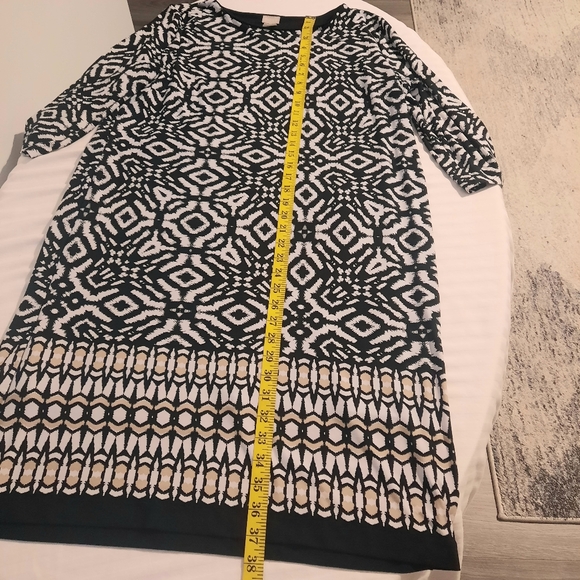 Chicos Black and White Sheath Dress - Picture 8 of 12